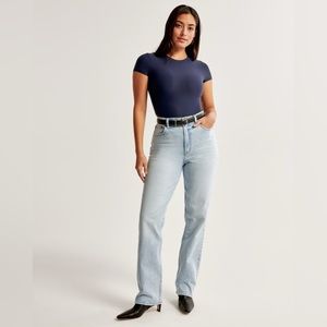 Abercrombie ultra high rise straight curve love jeans- size 14